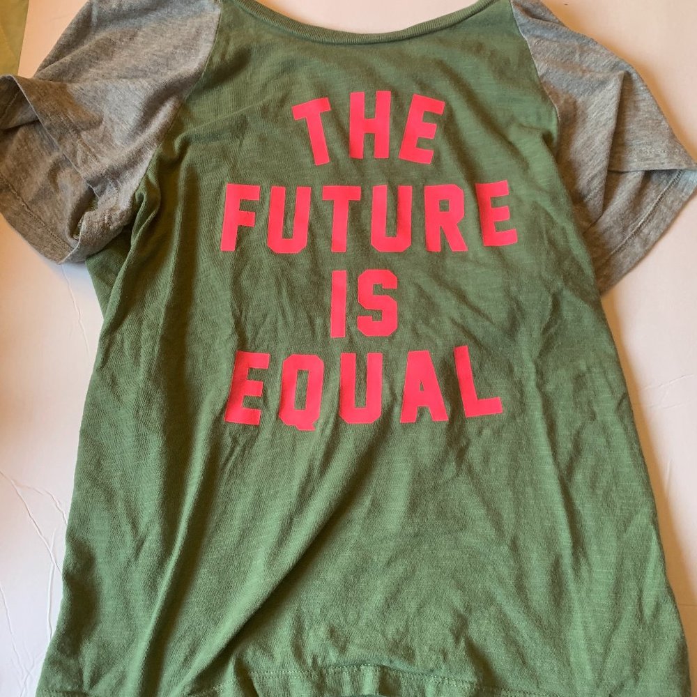 Gap Kids Green and Grey Girls Shirt